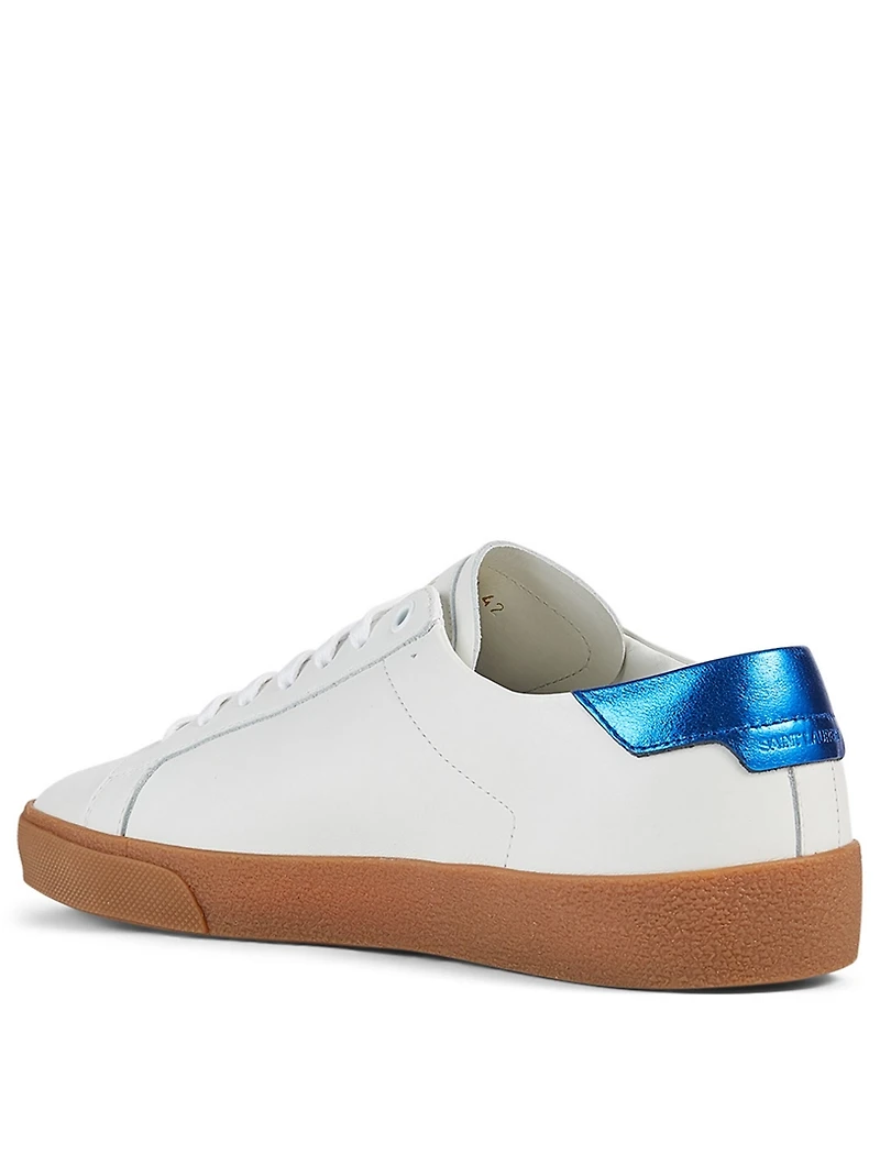 Court Classic SL/06 Leather Sneakers With Metallic Tab