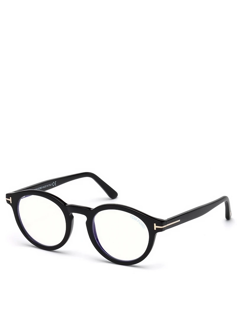 Round Optical Glasses With Blue Block Technology