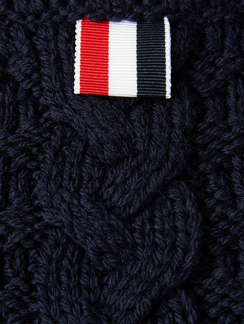 Wool Cable Knit Sweater