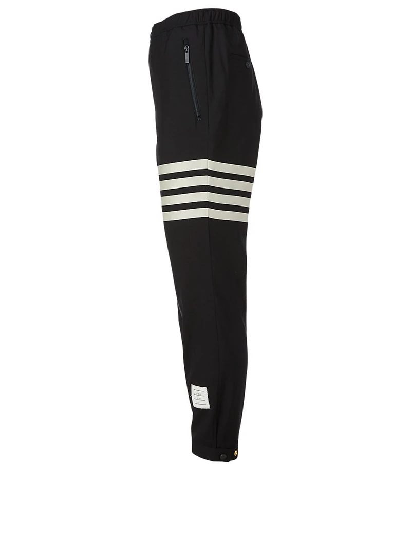 Wool Four-Bar Track Pants