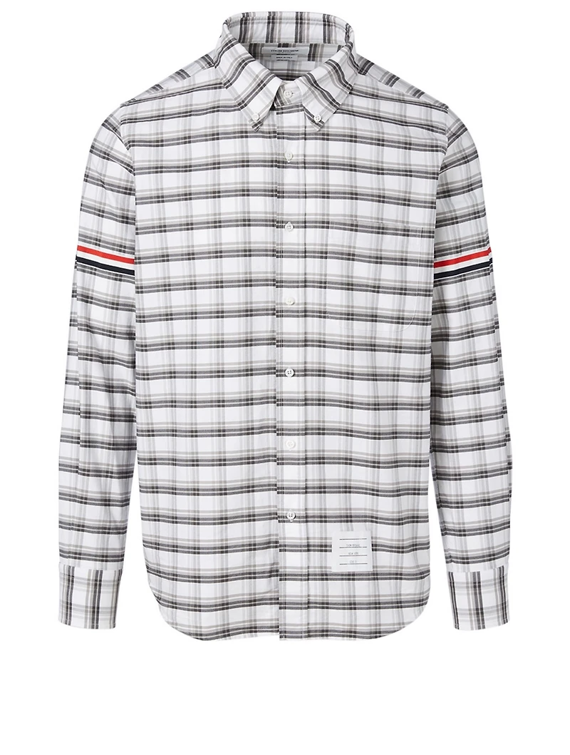 Grosgrain Armband Shirt Check Print