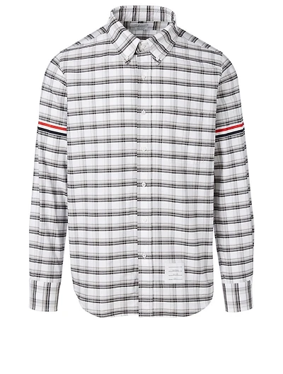 Grosgrain Armband Shirt Check Print