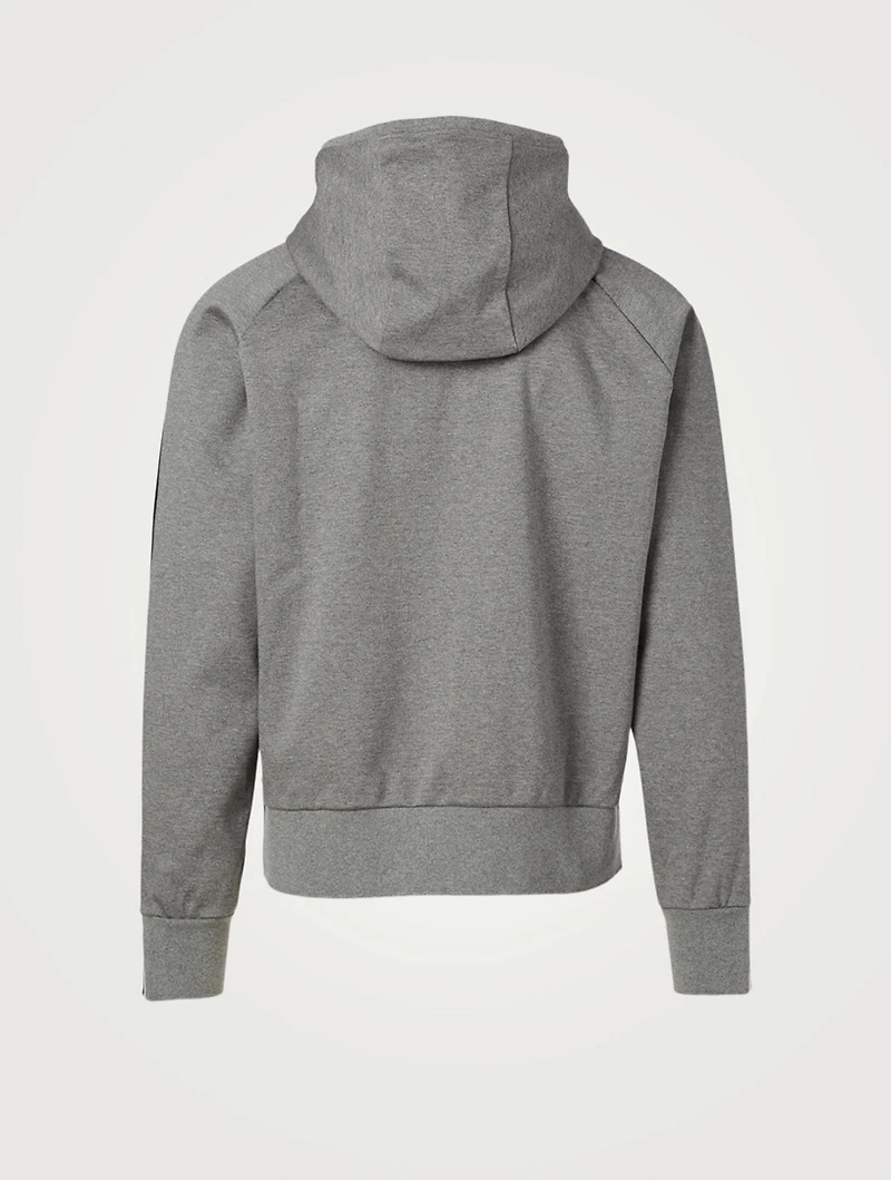 Cotton Hoodie With Stripe