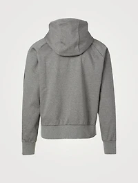 Cotton Hoodie With Stripe