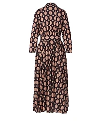 Melilla Midi Dress Tile Print