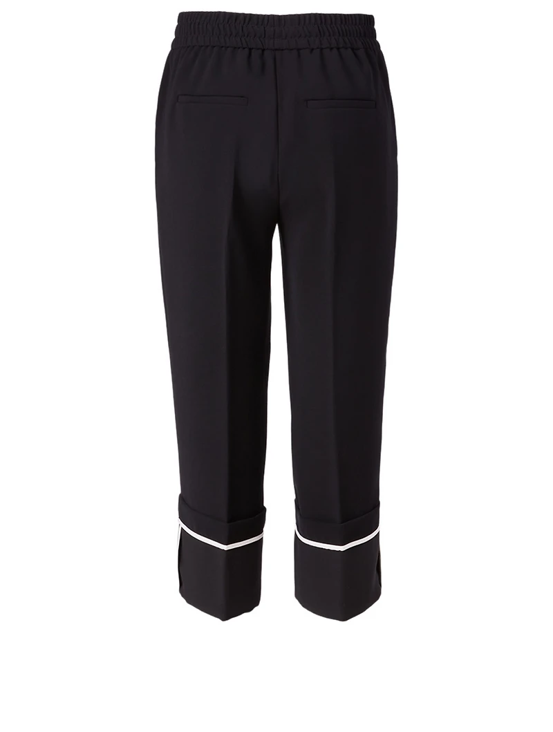 Cropped Pajama Pants