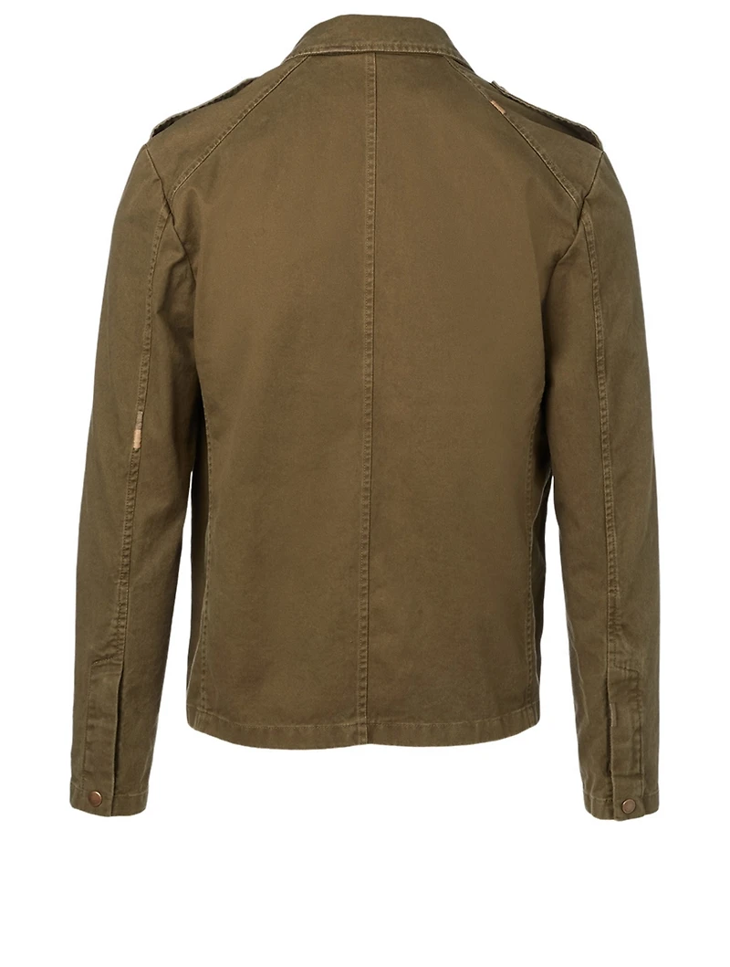 Cotton Gabardine Field Jacket