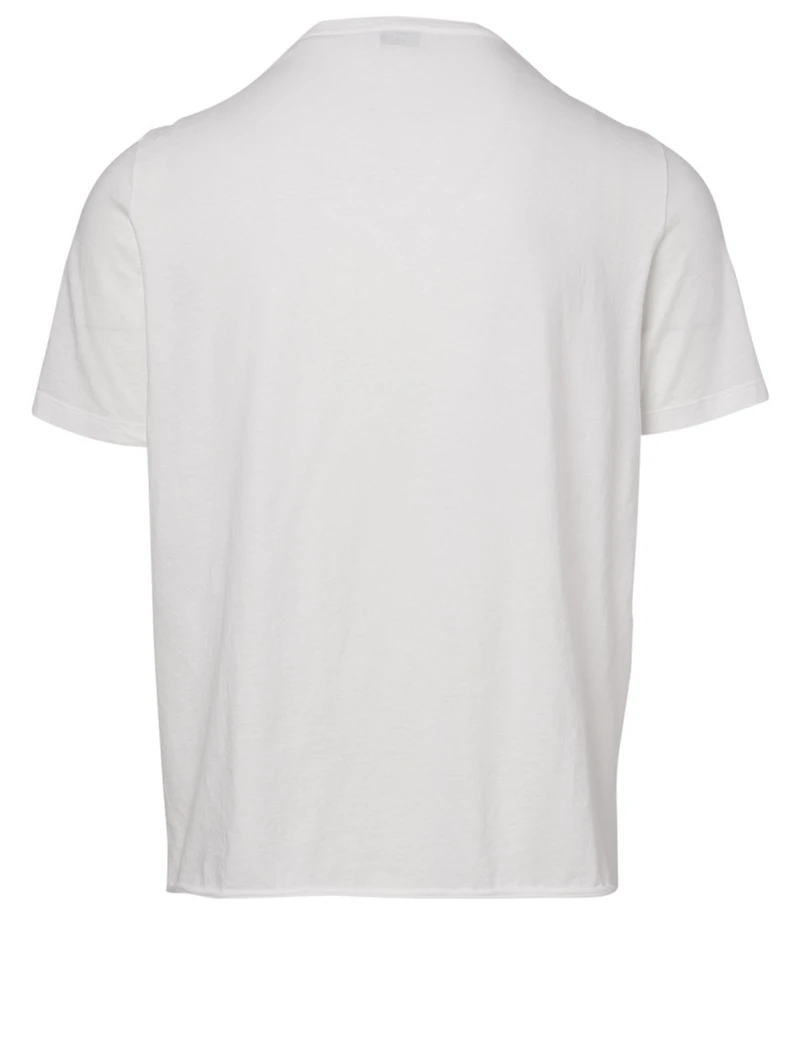 Cotton T-Shirt Malibu Palm Print