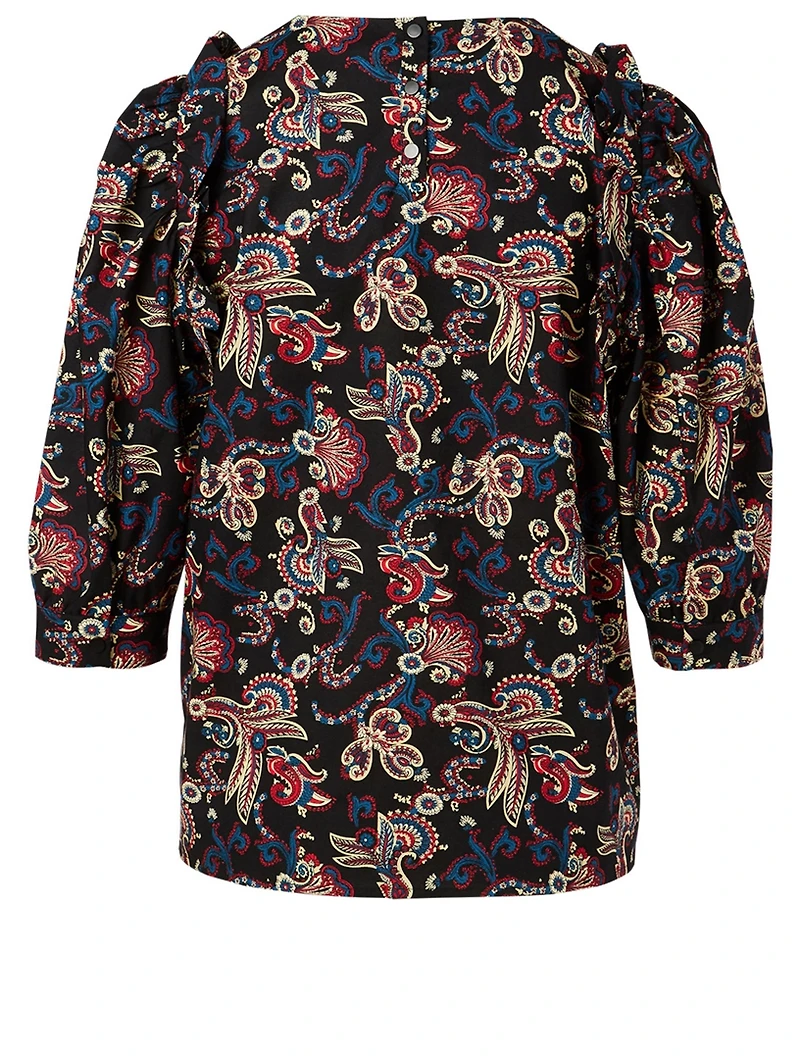 Rym Top Paisley Print