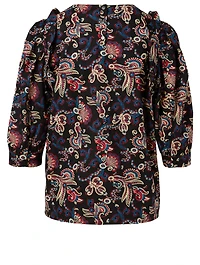 Rym Top Paisley Print