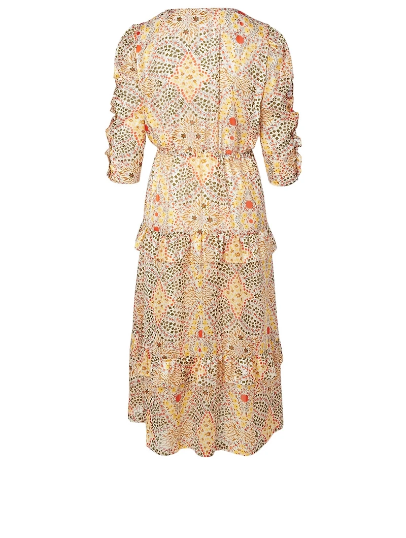 Happy Printed Midi Dress