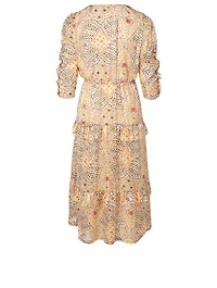 Happy Printed Midi Dress