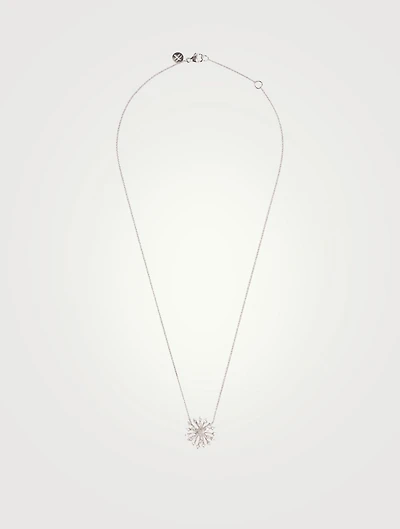 Luminus 18K White Gold Necklace With Diamonds