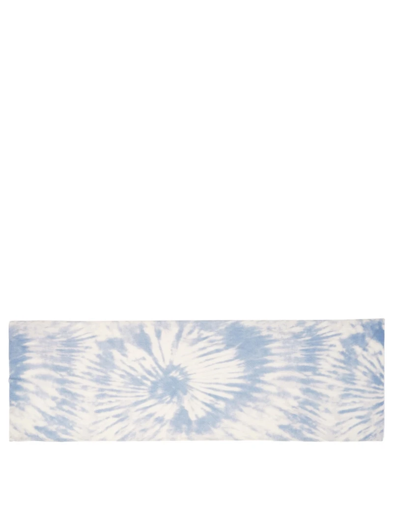 Mini Cashmere Travel Wrap In Tie Dye