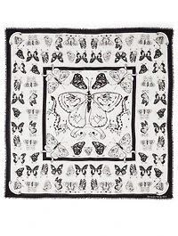 Modal And Wool Inked Butterfly Scarf