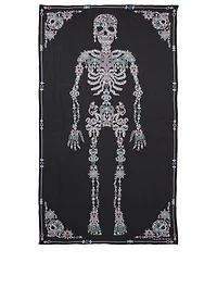 Silk Treasure Skeleton Scarf