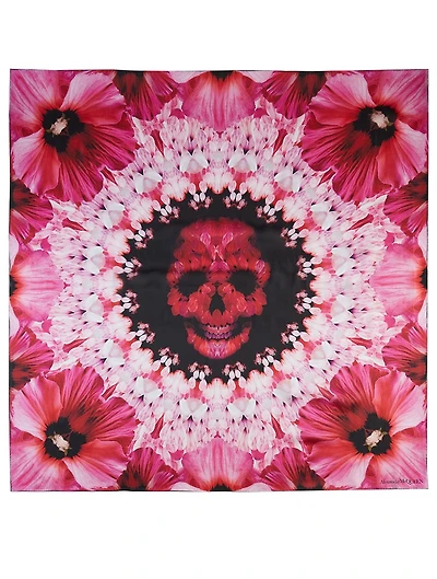 Silk Paradise Skull Scarf
