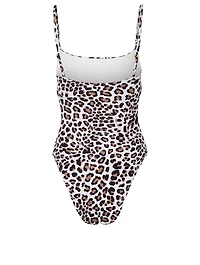 Jenna One-Piece Swimsuit Leopard Print
