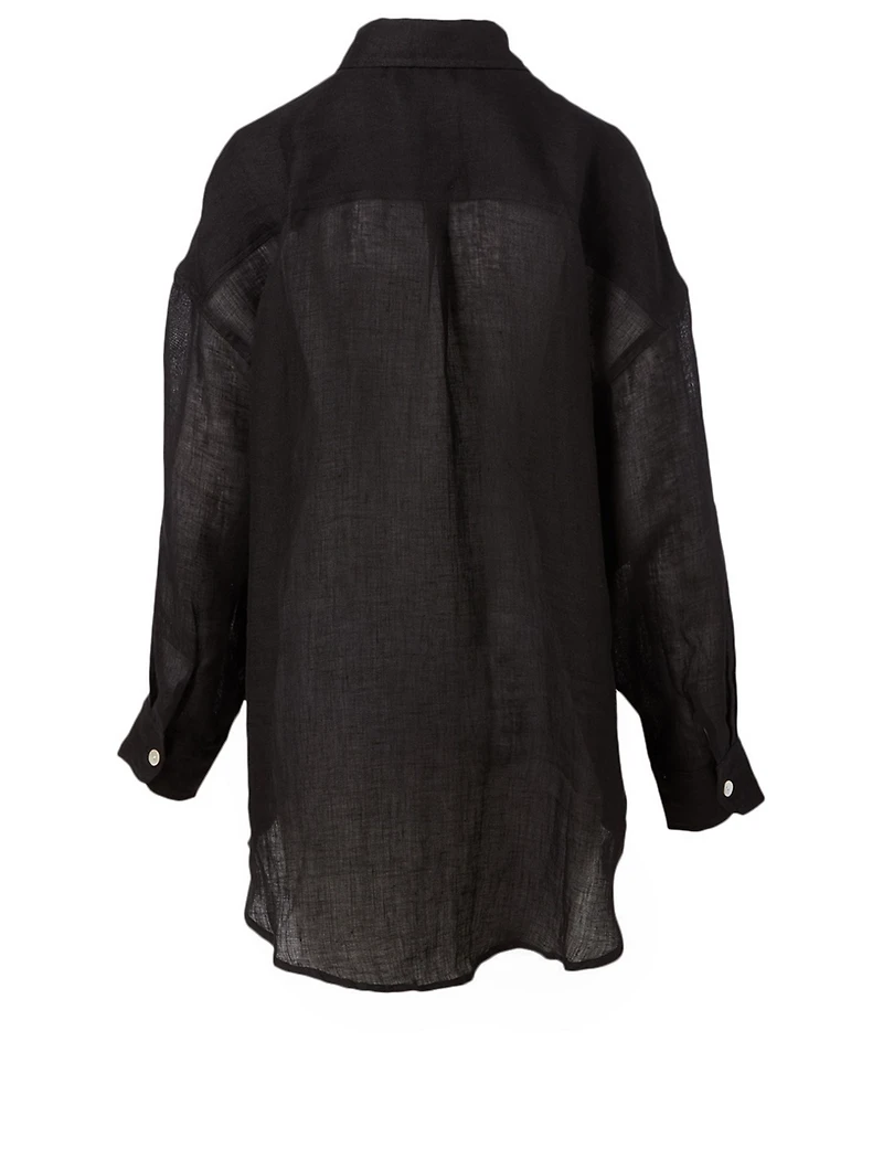 Playa Linen Shirt Dress