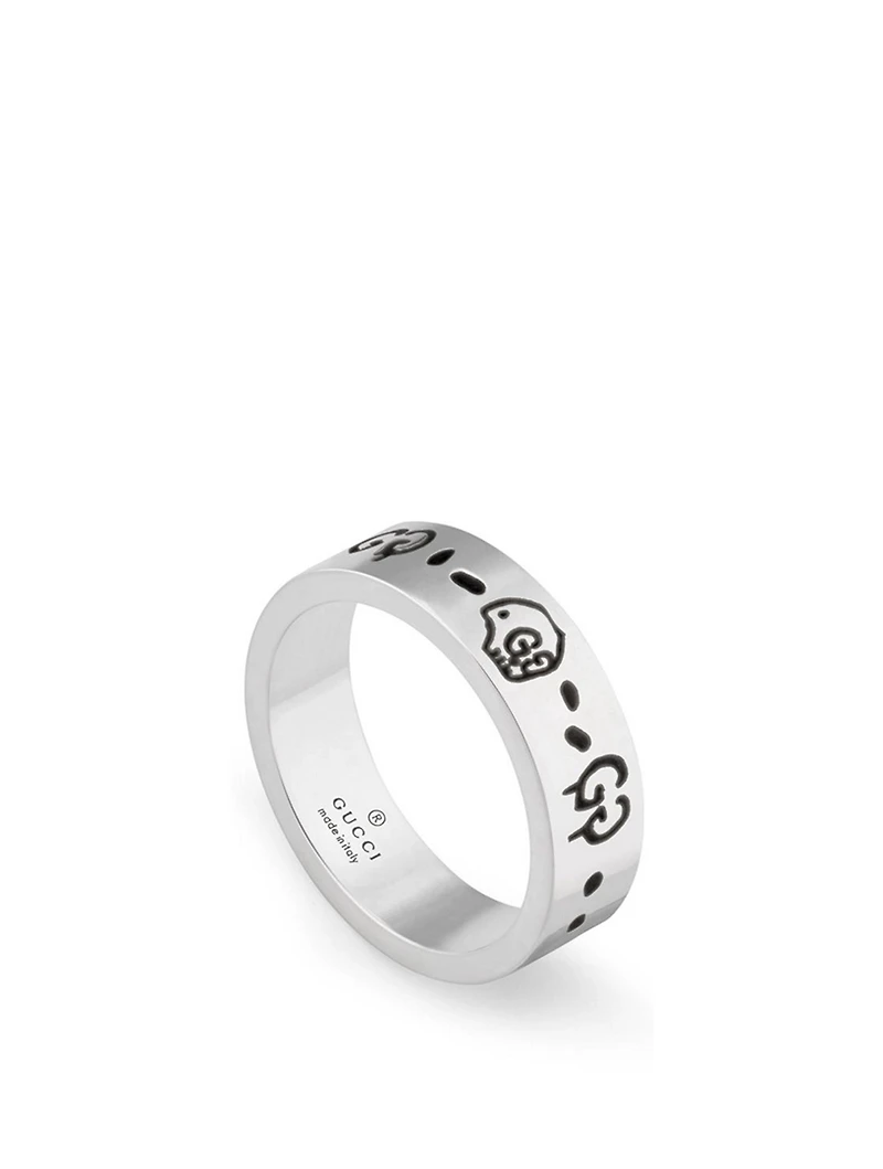 GucciGhost Sterling Silver Ring