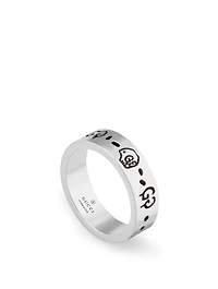 GucciGhost Sterling Silver Ring