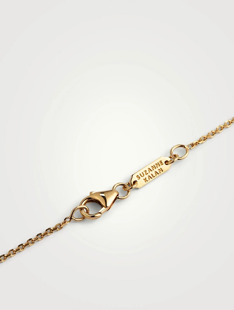 Fireworks 18K Gold Shaker Necklace With Emeralds And Diamonds