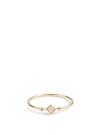 Don't Box Me In 18K Gold Ring With Diamond