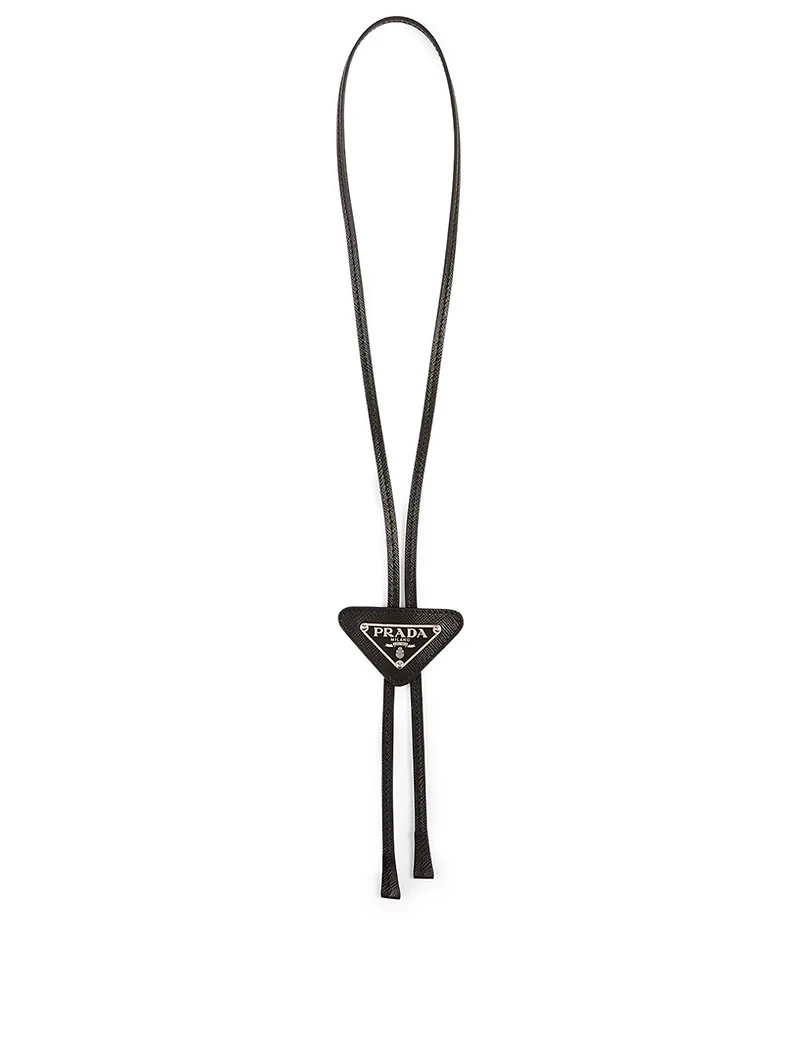Saffiano Leather Bolo Tie