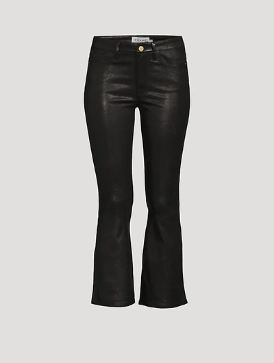 Le Crop Mini Leather Pants