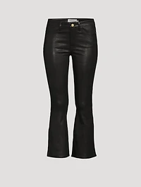 Le Crop Mini Leather Pants