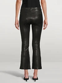Le Crop Mini Leather Pants