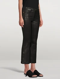 Le Crop Mini Leather Pants
