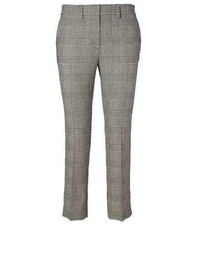 Perfect Wool-Blend Pants Plaid Print