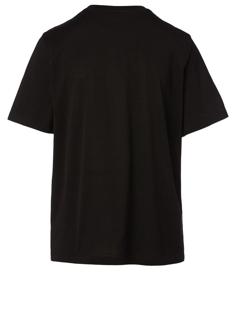 Cotton Jacquard Oversized T-Shirt