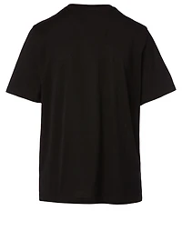 Cotton Jacquard Oversized T-Shirt