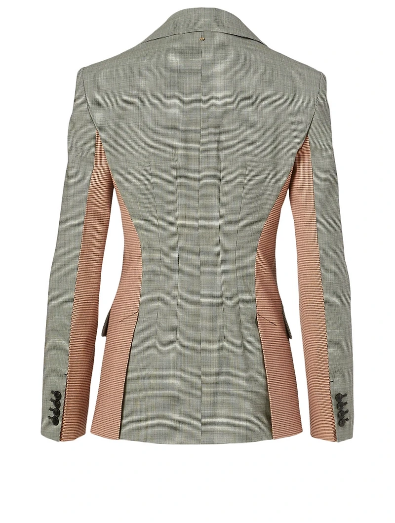 Totem Wool-Blend Blazer Check Print