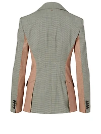 Totem Wool-Blend Blazer Check Print