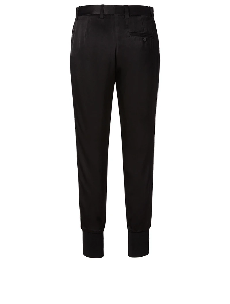 Satin Jogger Pants