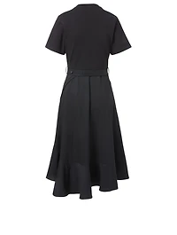 Wool Combo T-Shirt Dress