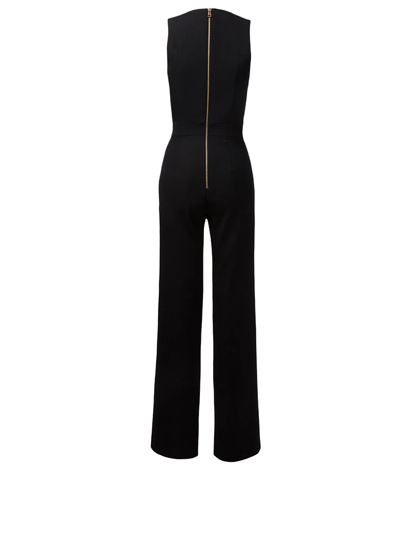 Wool Sleeveless Jumpsuit