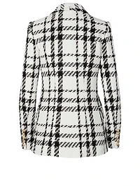 Tweed Oversized Double-Breasted Blazer