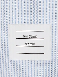 Cotton Shirt Dress Striped Print