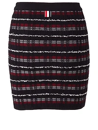 Tweed Knit Mini Skirt