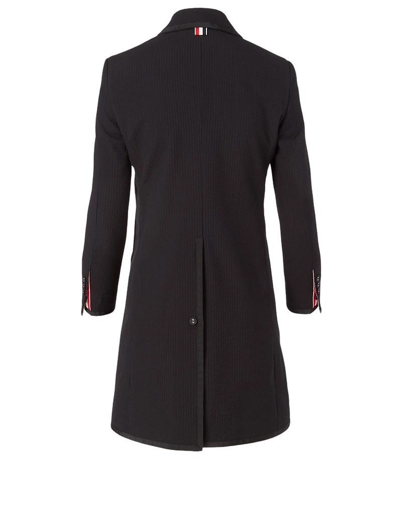 Wool Seersucker Coat