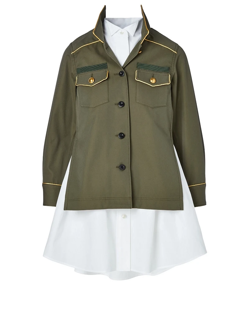 Combo Military Jacket