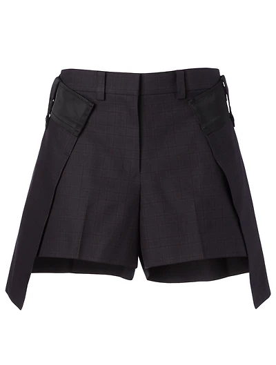 Cotton Shorts Check Print
