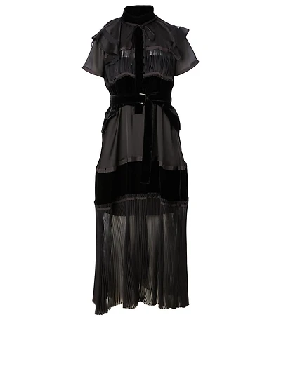 Short-Sleeve Midi Dress