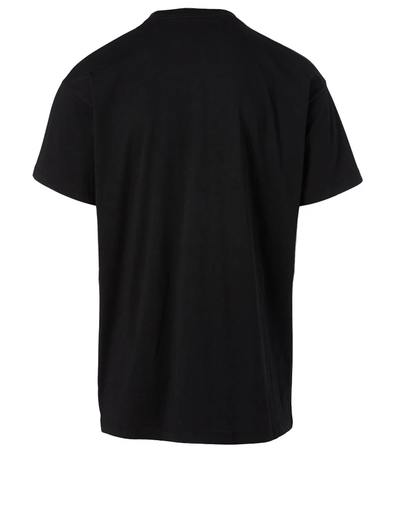 Smiley Cotton Oversized T-Shirt