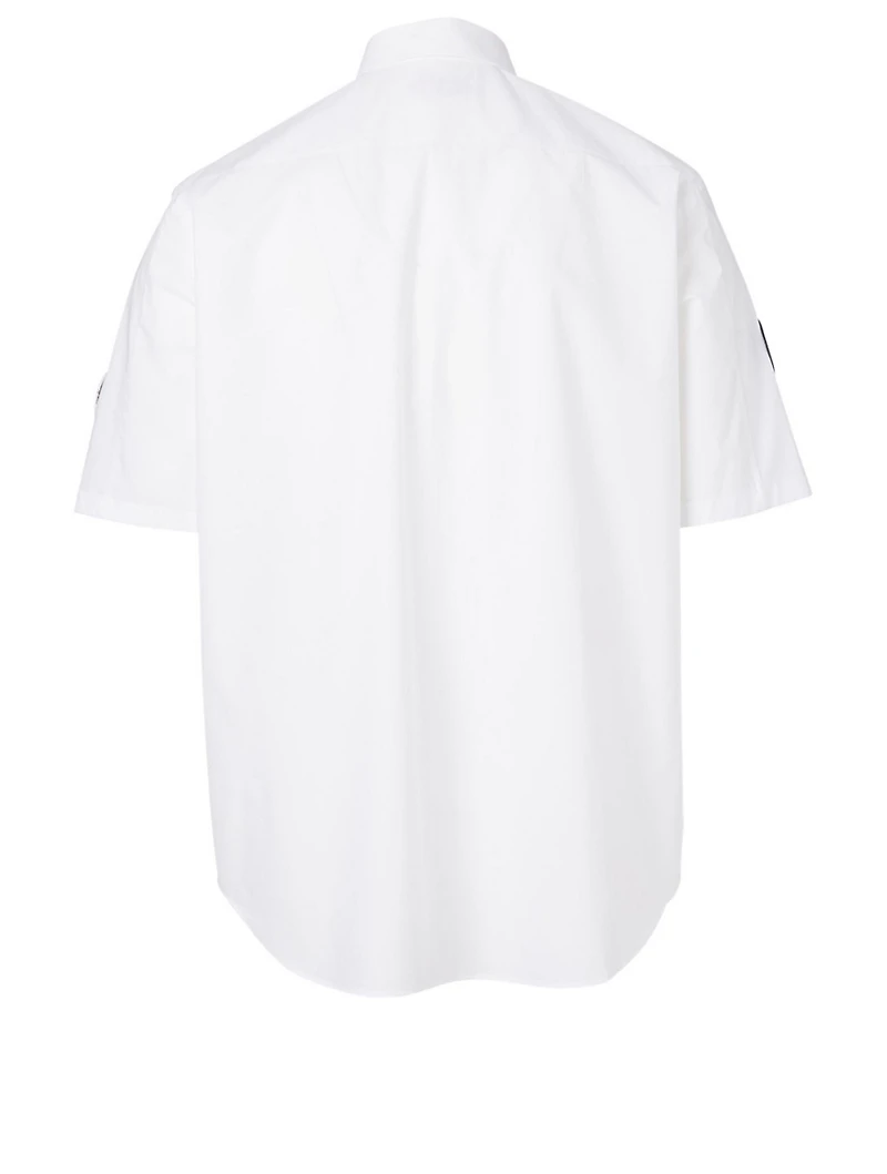 Short-Sleeve Shirt With Patches