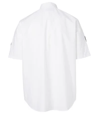 Short-Sleeve Shirt With Patches